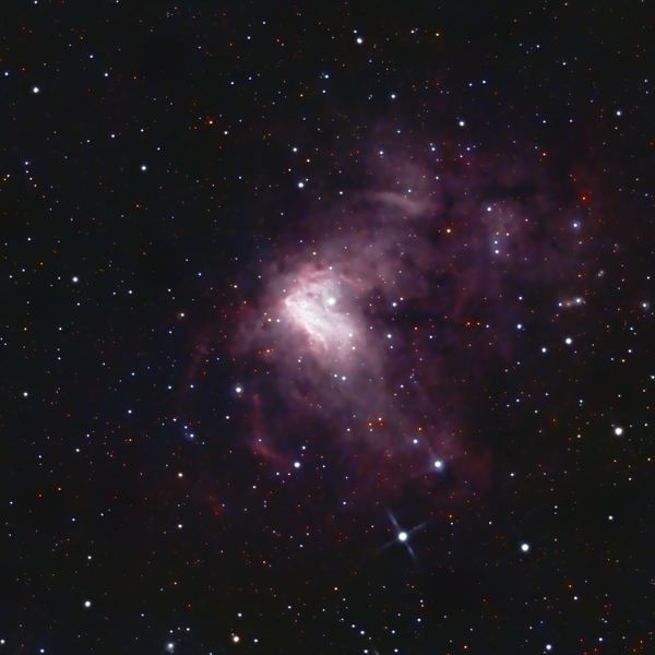 NGC 1491 (Fossil Footprint Nebula) in Perseus — HII region around BD+50° 886, photographed from Plau am See in November 2025